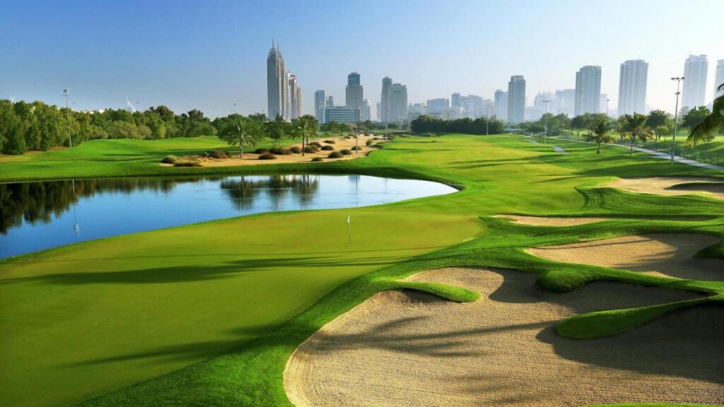 Dubai, golf, golf courses, Emirates Golf Club, Majlis course, Faldo course, Jumeirah Golf Estates, Earth course, Fire course, Dubai Creek Golf & Yacht Club, Els Club, golf academies, golfing paradise, excellence