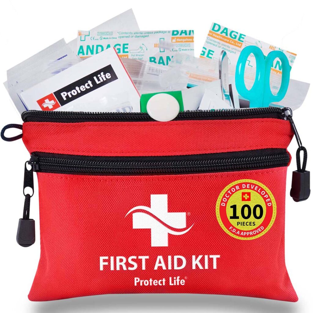 A small first-aid kit