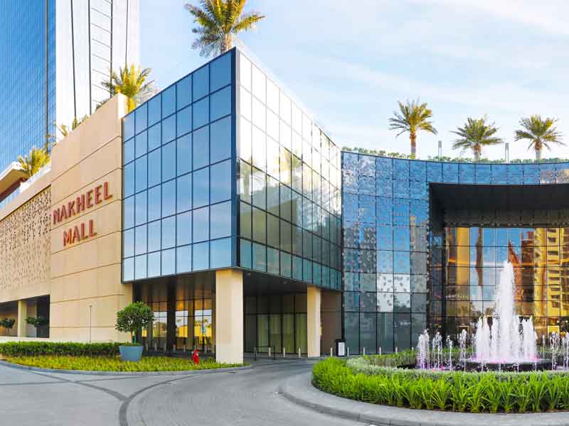 Modern and upscale design in Nakheel Mall