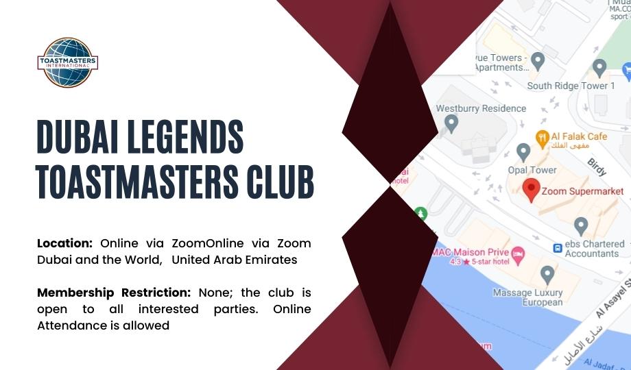 Dubai Legends Toastmasters Club